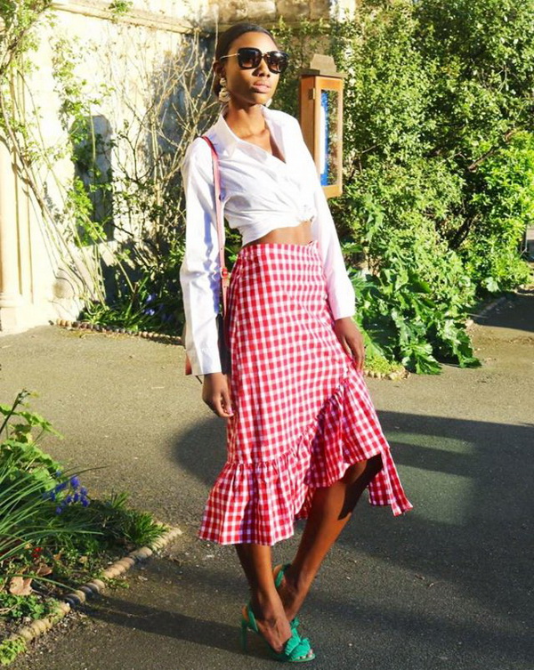 zaraginghamskirt 4