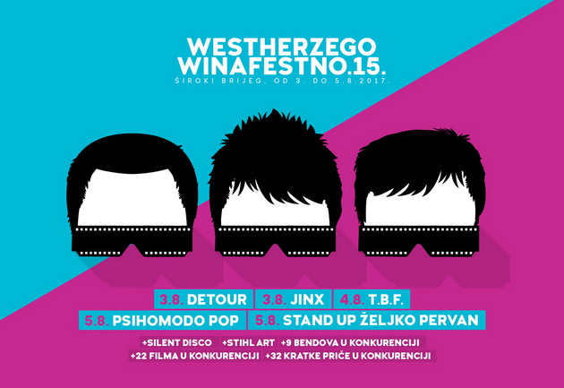  Detour, Jinx, Psihomodo Pop i TBF na 15. West Herzegowina Festu