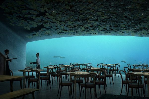 Podvodni restoran koji nudi prekrasan pogled na podzemlje Sjevernog Antlatika