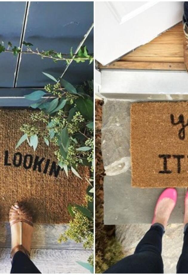 Prostirači s porukom su najslađa dobrodošlica u svakom domu