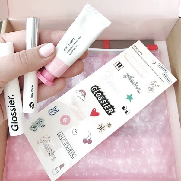 glossier