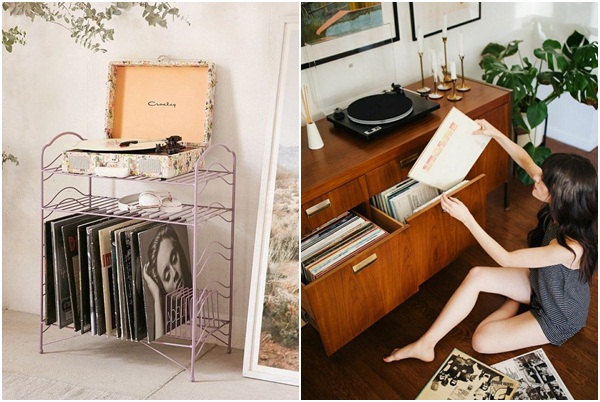 25 ideja kako gramofonske ploče iskoristiti kao neodoljiv retro detalj u domu