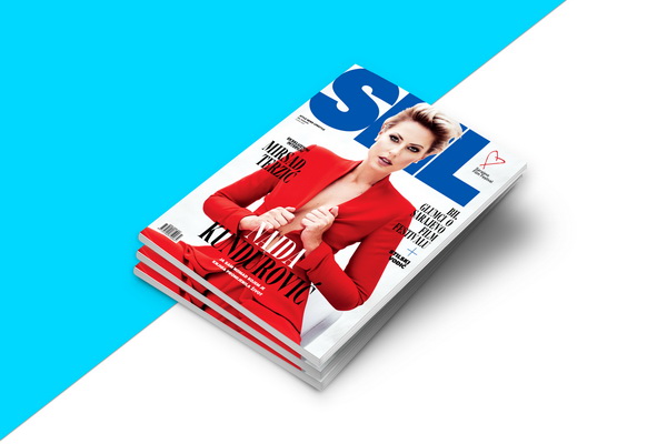 Prva ženska naslovnica SNL magazina s TV voditeljicom Naidom Kundurović 