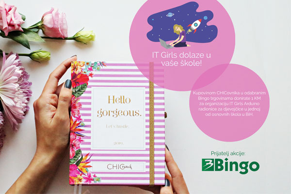 CHICovnik x Bingo x IT Girls: Naša novogodišnja odluka je da zajedno dovedemo još jednu Arduino radionicu za nove IT Gir...