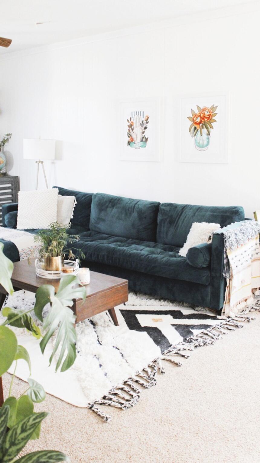 Rustikalan i boho dom ove mame i ilustratorice odlična je #interior inspiracija