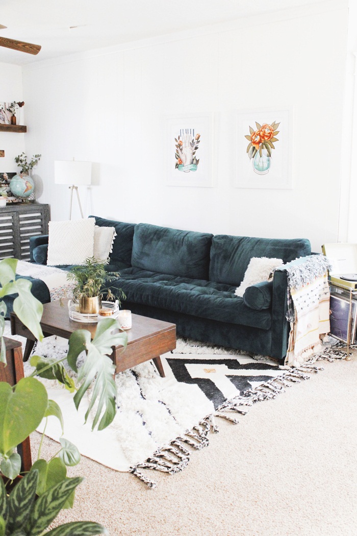 Rustikalan i boho dom ove mame i ilustratorice odlična je #interior inspiracija