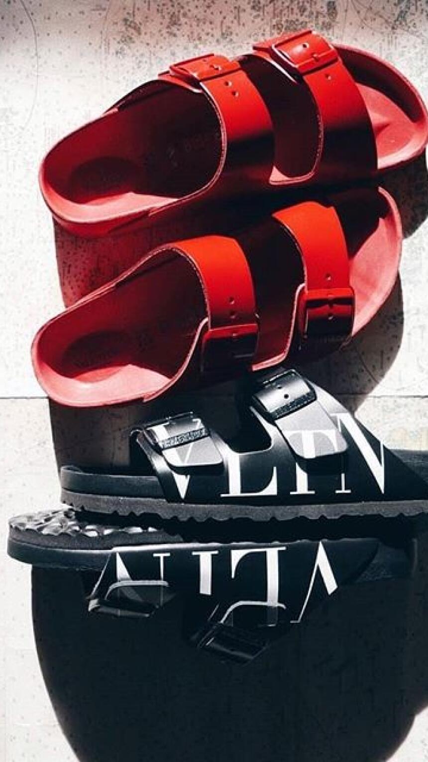 Predmet želja: Birkenstock x Valentino papuče