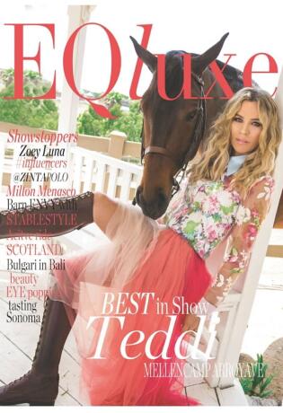 Otkrivamo više detalja o EQluxe naslovnici s Teddi Mellencamp Arroyave u Kaftan Studio kreaciji