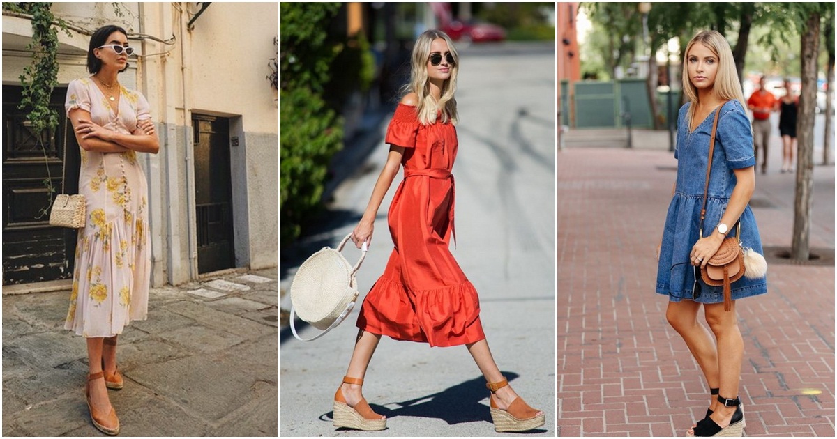 Ove stylish cure potvrđuju da su midi haljina i espadrile efektan duet