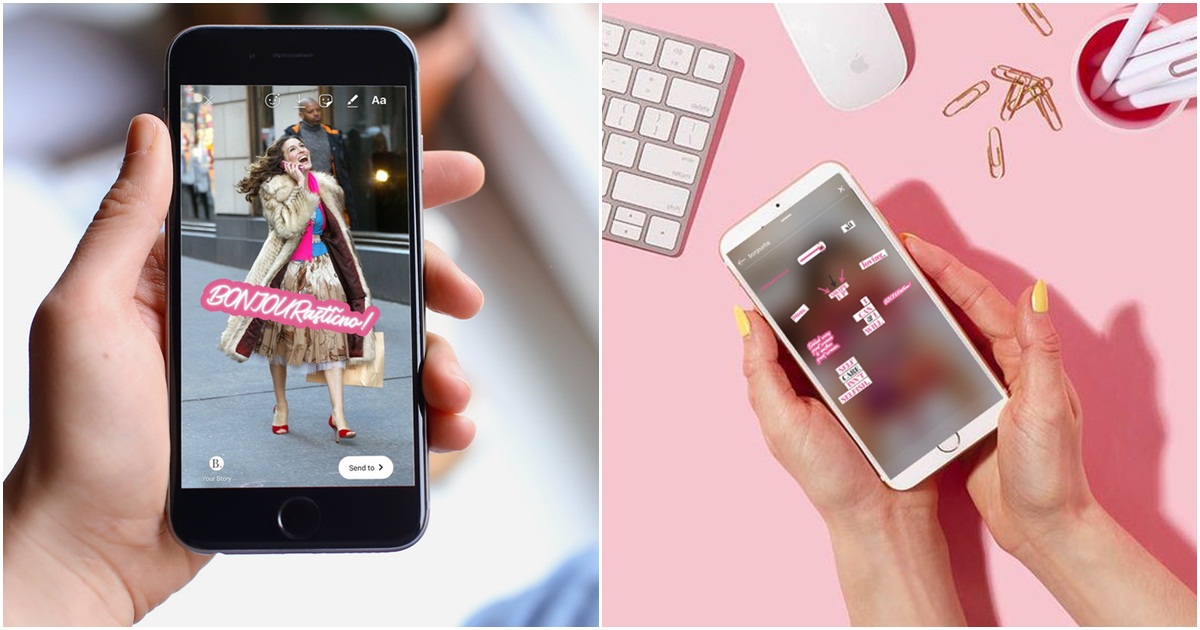 BONJOUR.stickeri za Instagram Stories su tu i jedva čekamo da ih vidimo na vašim fotkama