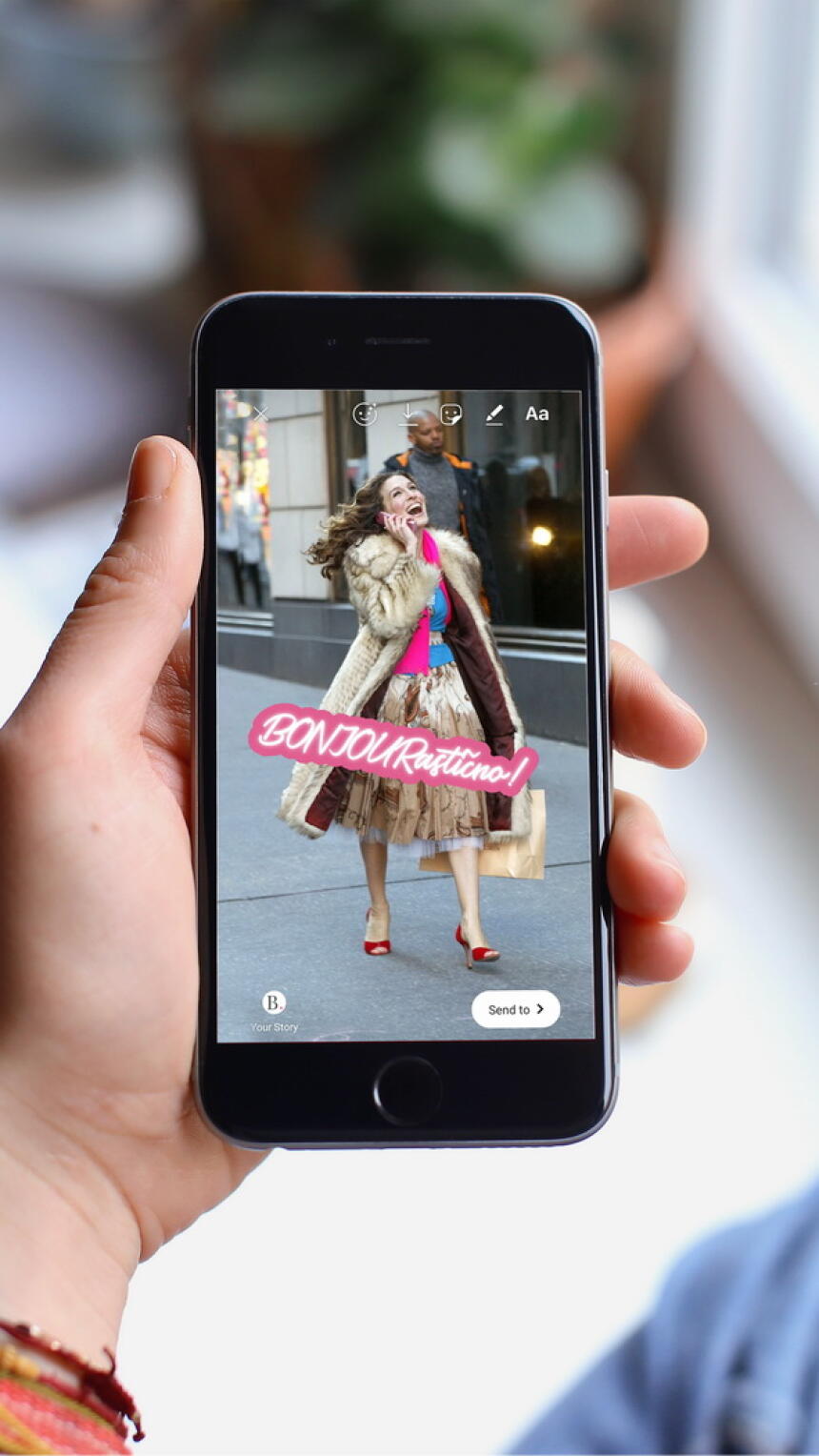 BONJOUR.stickeri za Instagram Stories su tu i jedva čekamo da ih vidimo na vašim fotkama