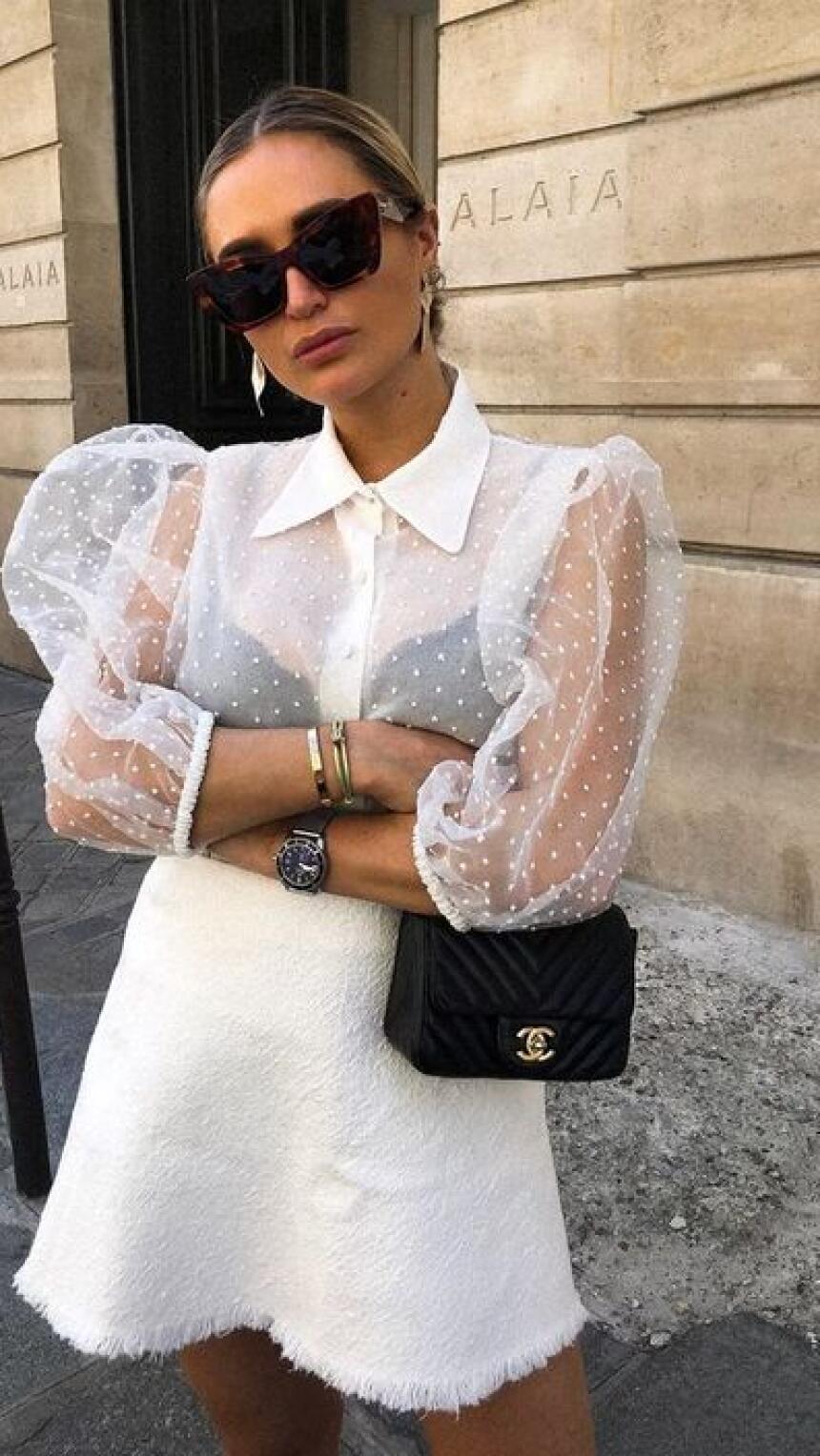 Prozirne bluze od organze ponovno su in. Pronašli smo najslađe high street modele