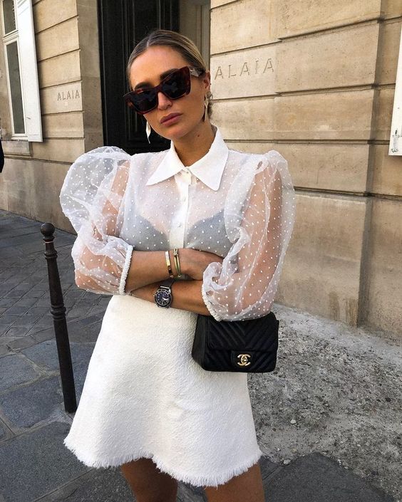 Prozirne bluze od organze ponovno su in. Pronašli smo najslađe high street modele
