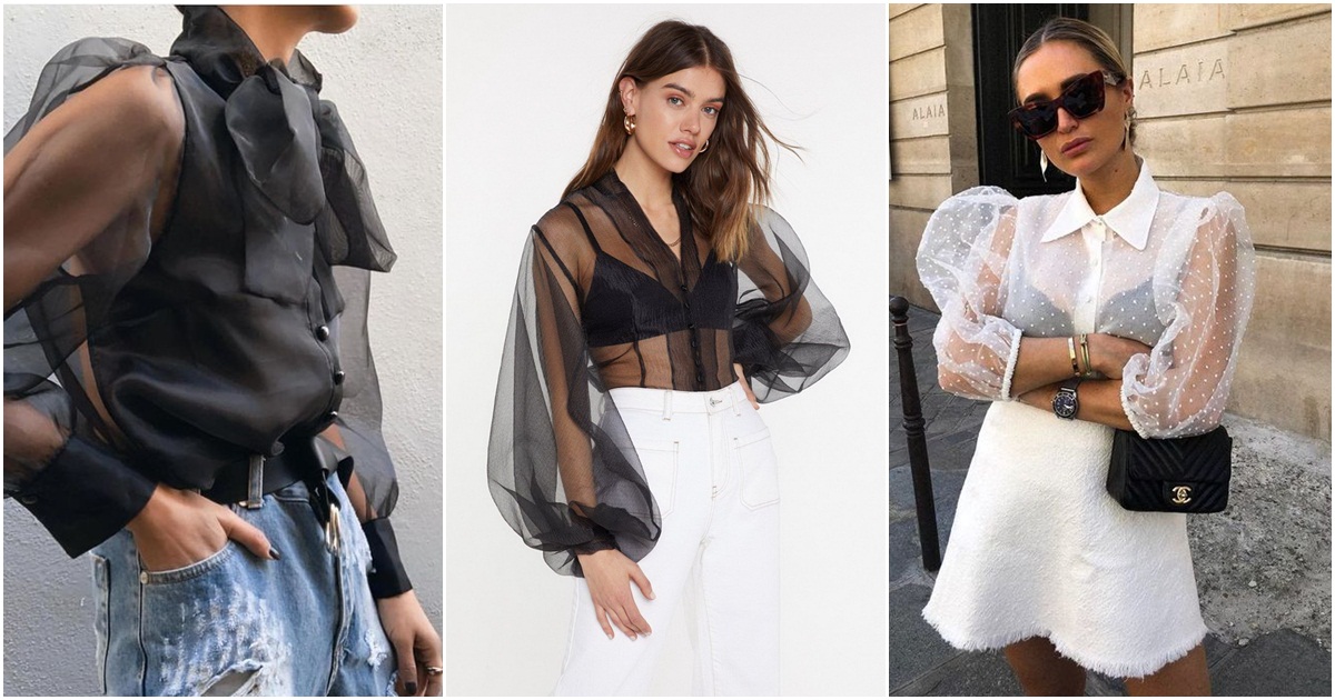 Prozirne bluze od organze ponovno su in. Pronašli smo najslađe high street modele