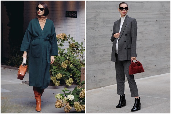 Trudnički stil Marine Ingvarsson je sjajna outfit inspiracija za zimu