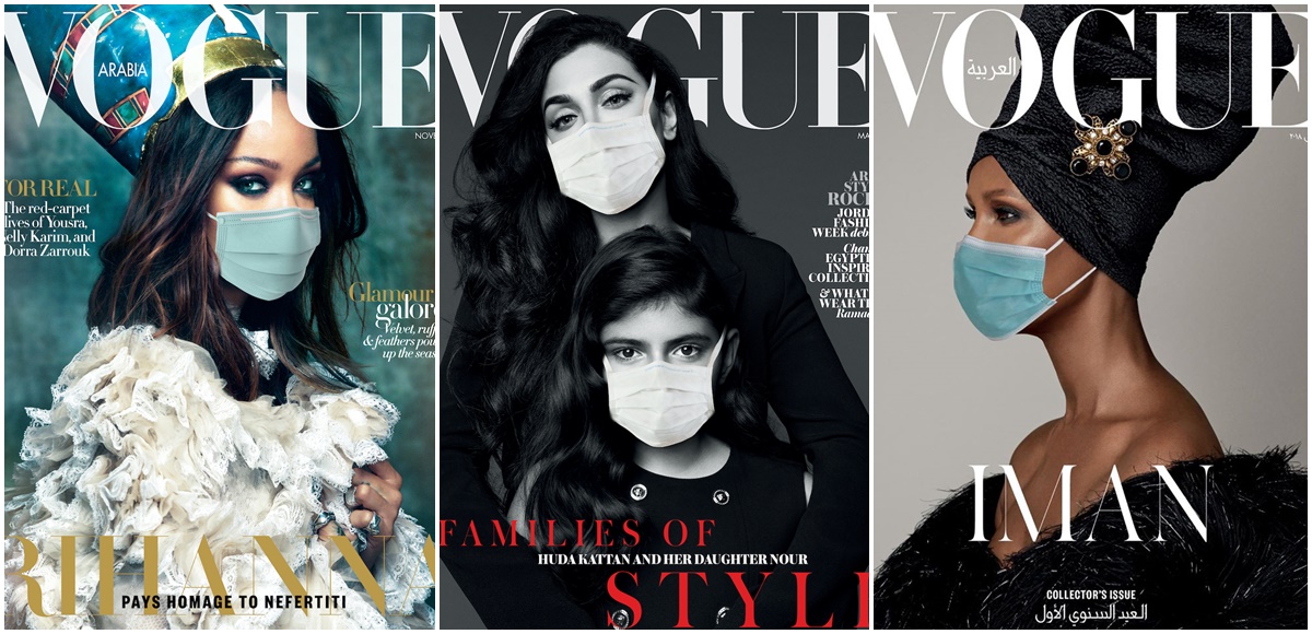 Vogue Arabia objavio 32 naslovnice na kojima supermodeli, pjevačice i umjetnice nose zaštitne maske