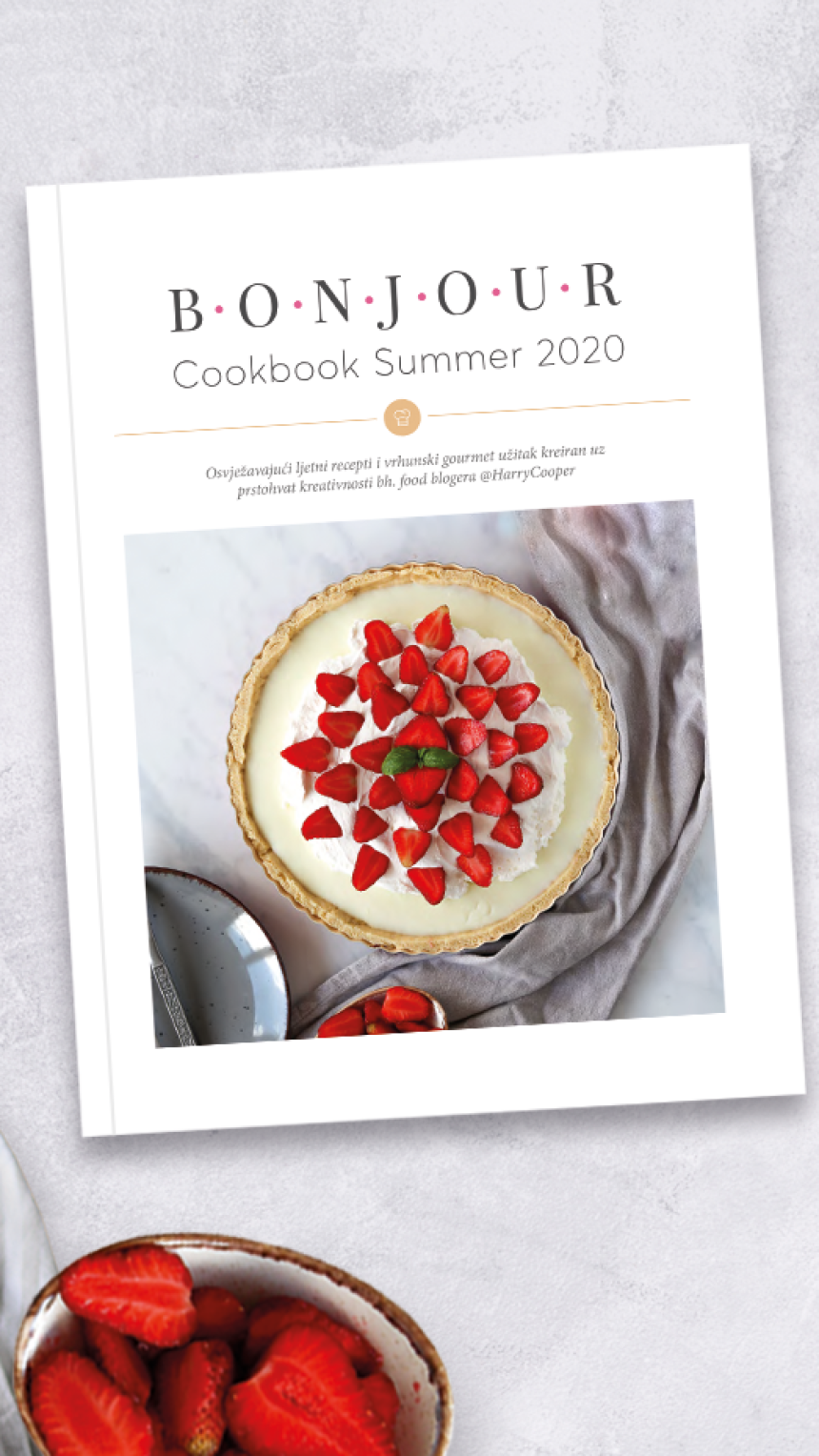 BONJOUR.cookbook: S najpoznatijim bh.food blogerom smo kreirali prvu domaću digital kuharicu koju možete besplatno preuz...
