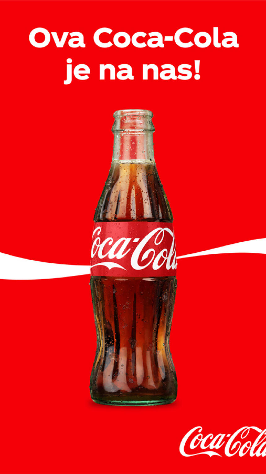Registrirajte se, preuzmite kupon i vaša besplatna Coca-Cola čeka vas u susjednom kafiću