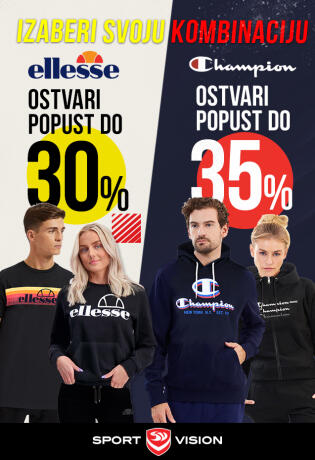 Jesenski favoriti: Champion i Ellese kombinacije za urban i trendi ležeran stil