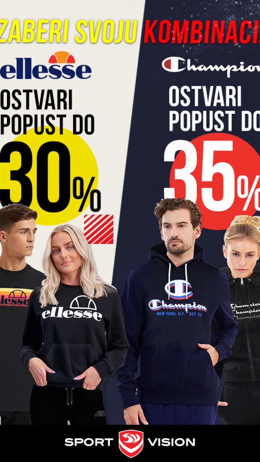Jesenski favoriti: Champion i Ellese kombinacije za urban i trendi ležeran stil