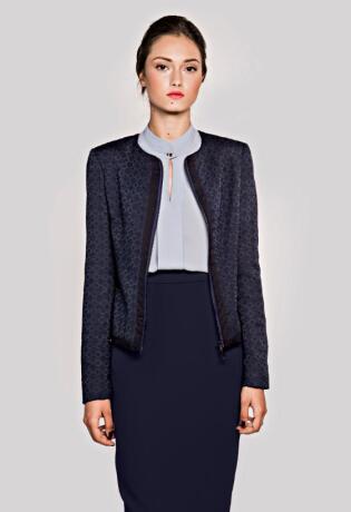 BONJOUR.blagdansko darivanje: Elegantna Dresscode jakna s uzorkom