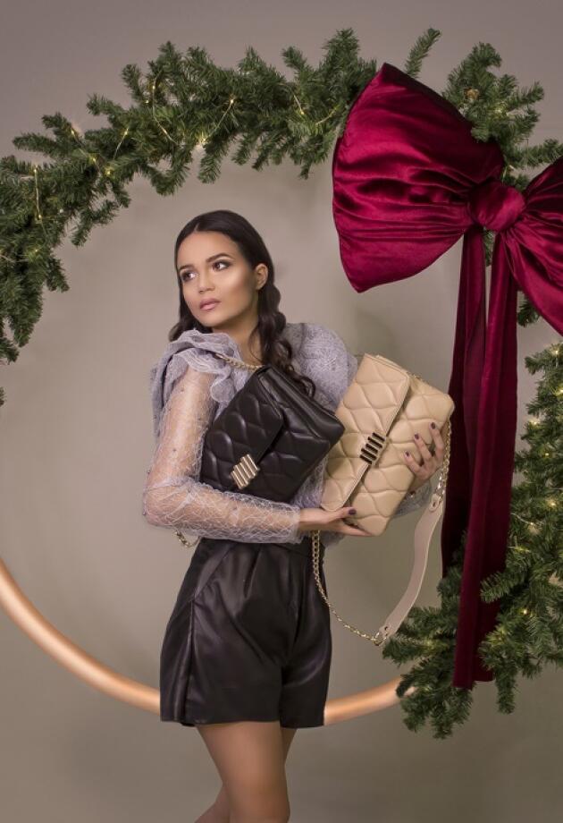 BONJOUR.blagdansko darivanje: My Lovely Bag torba 'NOELLA' u nude nijansi