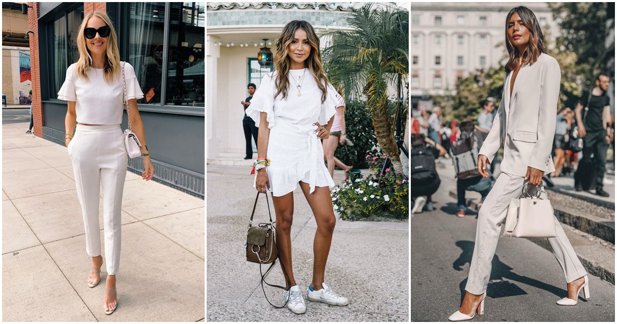 Kako nositi #AllWhite kombinacije? Izdanja ovih 'it' cura su odlična stilska inspiracija.