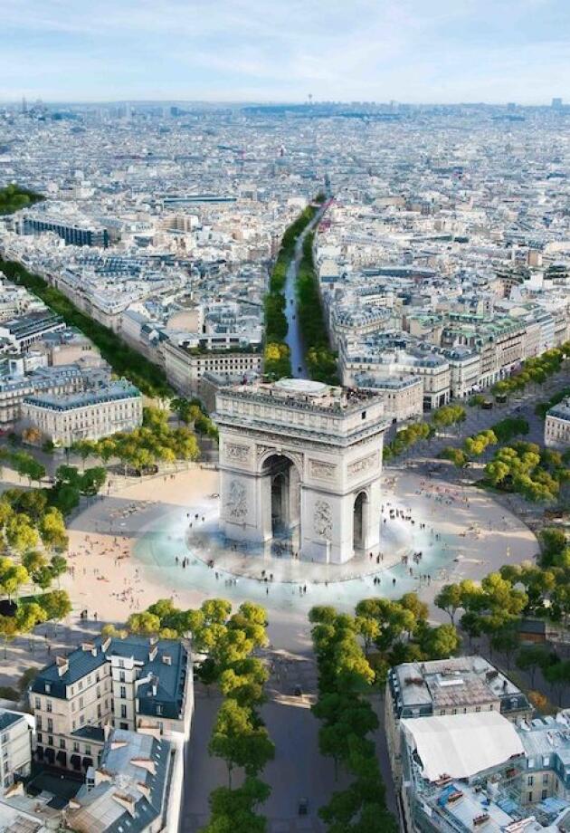 Slavna pariška avenija Champs-Élysées postaje veliki gradski vrt dug 2 kilometara, a prvi nacrti izgledaju magično!