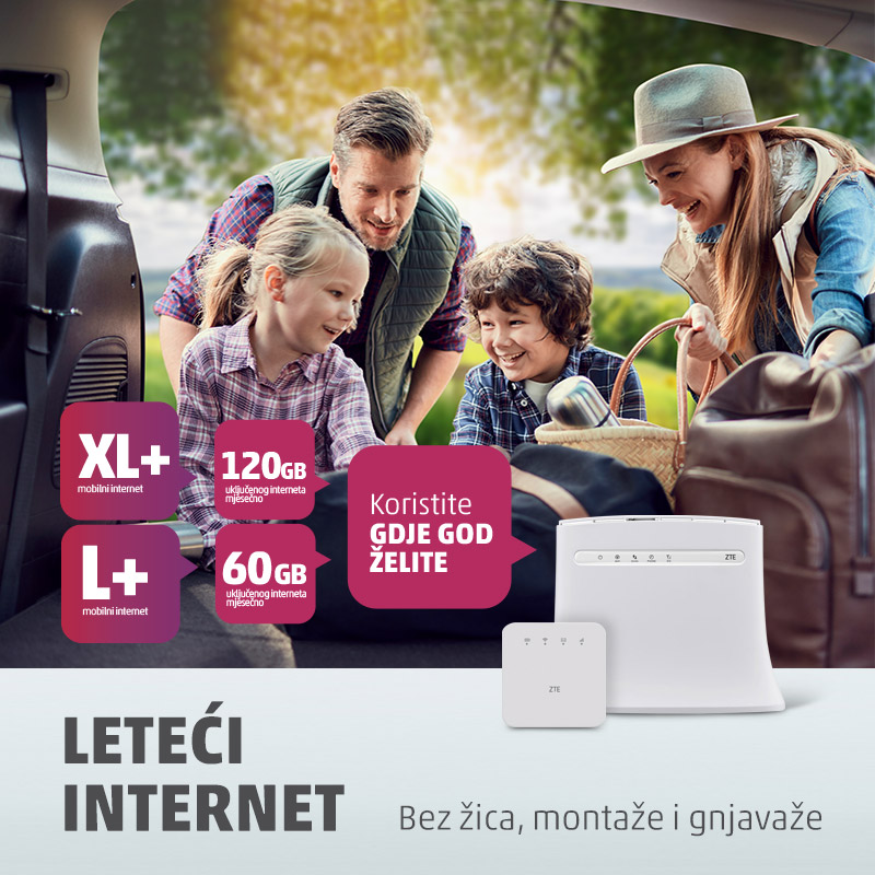 HT ERONET predstavio nove tarife za mobilni internet. Donosimo više detalja o 'letećem Internetu'.