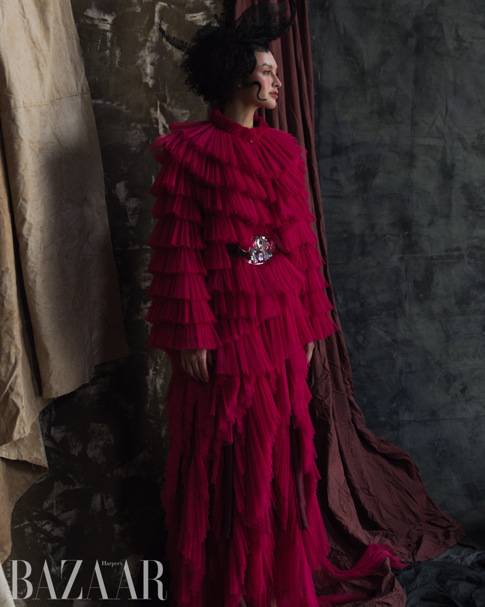 Raskošne kreacije bh.brenda Kaftan Studio u novom editorijalu magazina Harper's Bazaar
