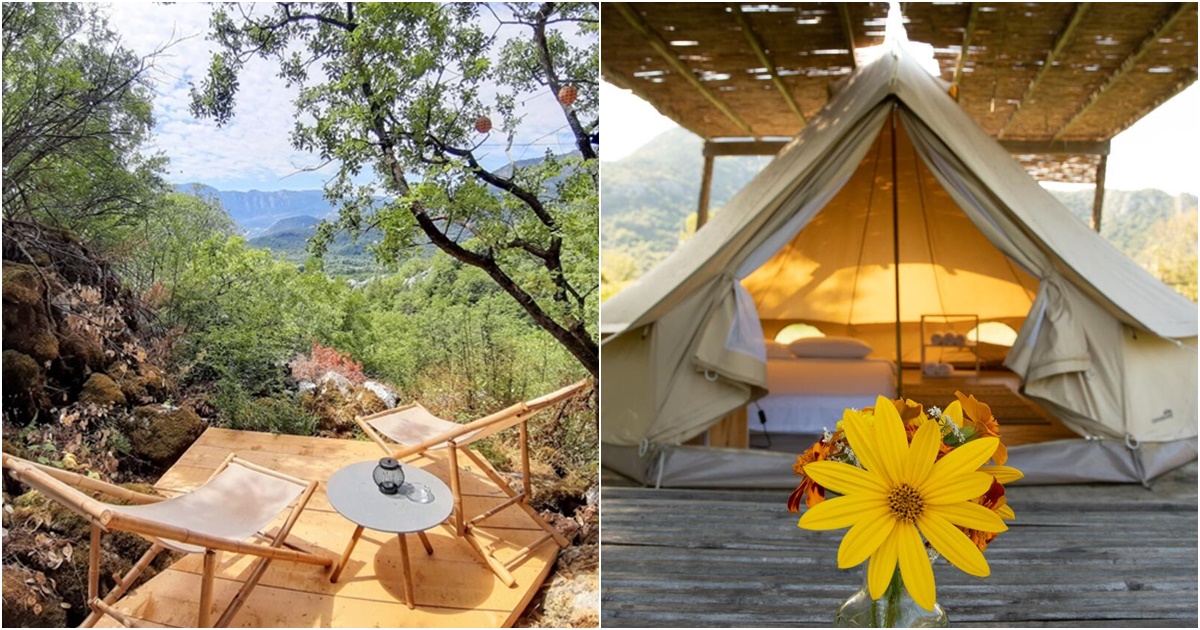 5 glamping adresa u Crnoj Gori koje nude nešto drugačiji odmor u šatorima uz bajkovit pogled