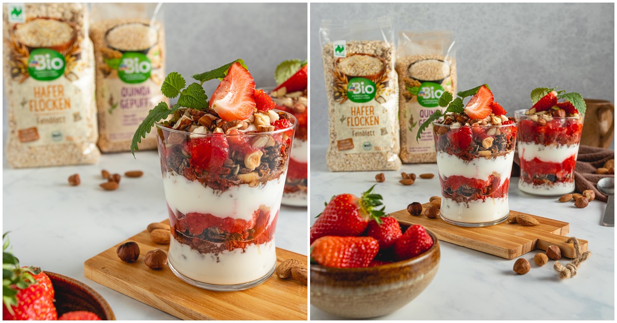 Granola s jagodama je brz, jednostavan i zdrav doručak u kojem ćete uživati svaki dan