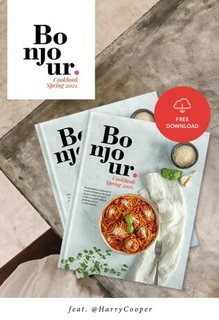 Proljetno izdanje Bonjour.cookbooka je tu! Klik i otkrijte najukusnije proljetne recepte za svakog gurmana.