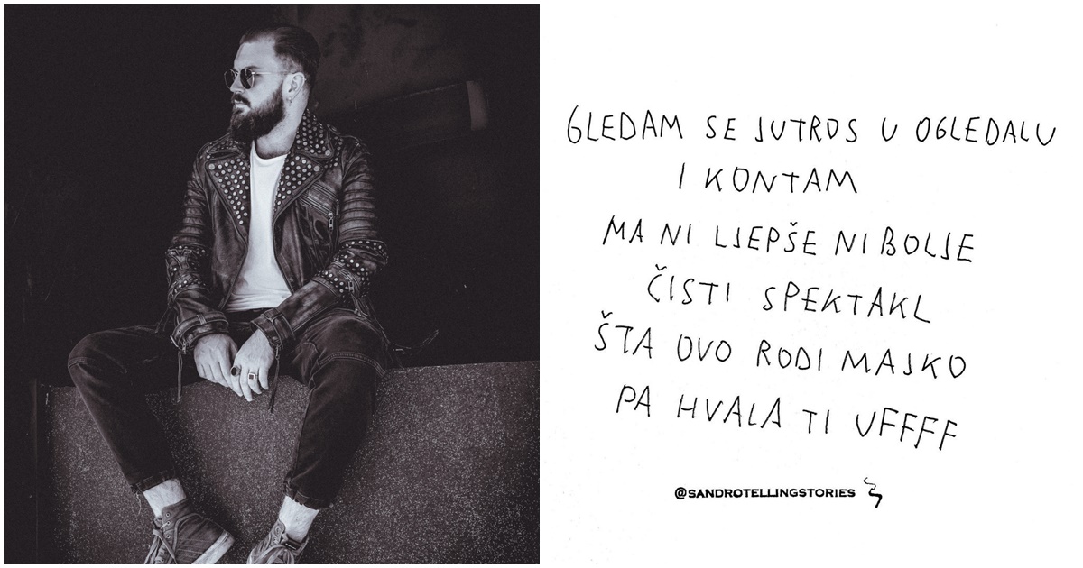 Uz SandroTellingStories citate dane ispunjavamo pozitivom. Razgovarali smo s njihovim kreatorom Sandrom Slavnićem.
