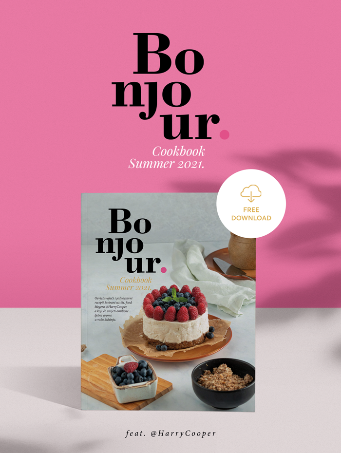 Besplatno preuzmite Bonjour.cookbook Summer 2021. i isprobajte lagane, ukusne recepte koji spajaju omiljene ljetne arome