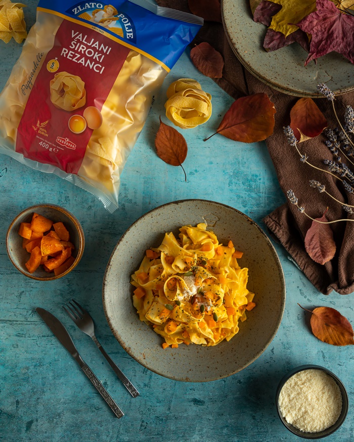 Mirisna, aromatična jesenska tjestenina u umaku od tikve je savršen vikend #comfortfood