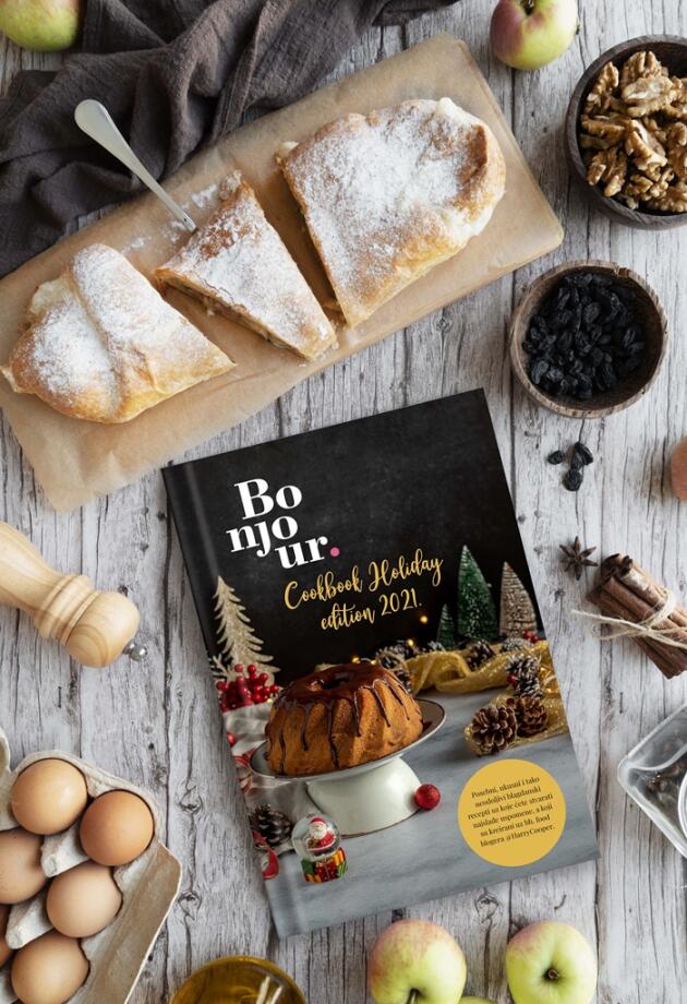 Bonjour.cookbook Holiday edition ima sve što vam treba za najslađe blagdane. Klik i besplatno ju preuzmite već sada!