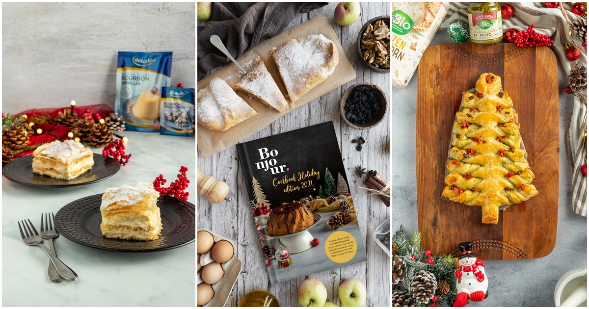 Bonjour.cookbook Holiday edition ima sve što vam treba za najslađe blagdane. Klik i besplatno ju preuzmite već sada!