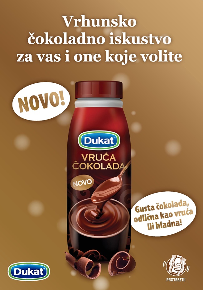 Dukat vruća čokolada - novi proizvod idealan za hladne zimske dane