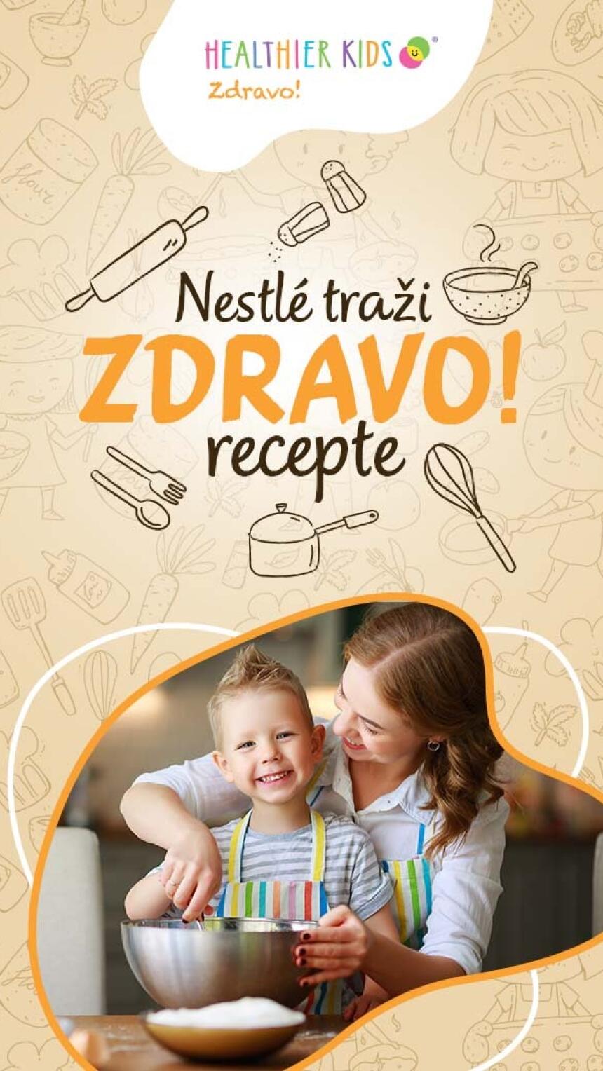 Pripremite zdrave obroke s najmlađima i sudjelujte u darivanju te pripremi Nestlé kuharice!