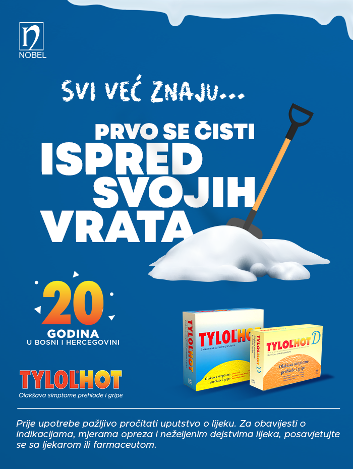 Tylol Hot ekipe širom BiH u akciji bez straha od prehlade i gripe