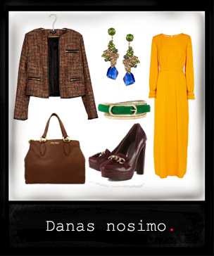 Chic u dugoj haljini 