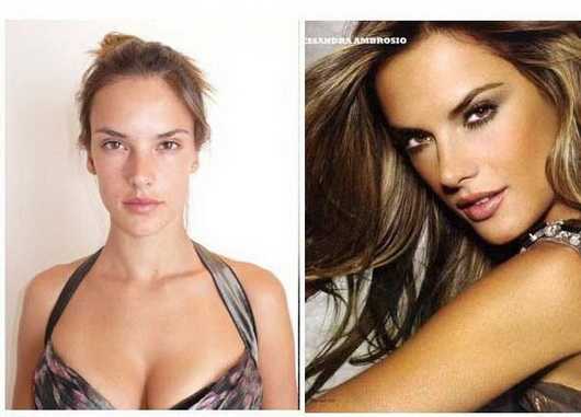 Fotografije supermodela bez šminke
