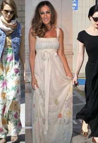 Celebrity inspiracija: Maxi haljine