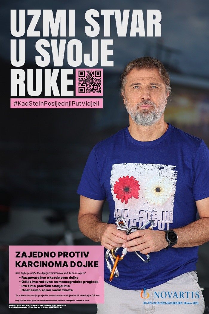 Kampanja „Kad ste ih posljednji put vidjeli?“ napominje nas na važnost pregleda dojki