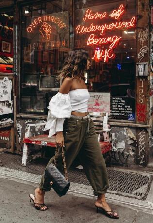 3 street style načina kako nositi top koji otkriva ramena