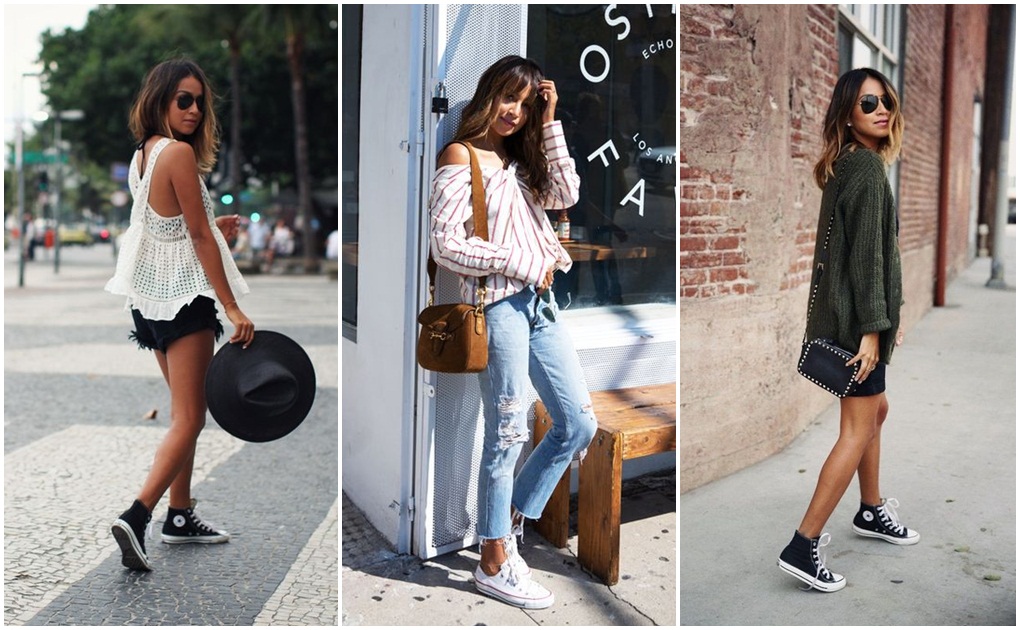 1 blogerica, 7 prijedloga kako nositi popularne Converse tenisice