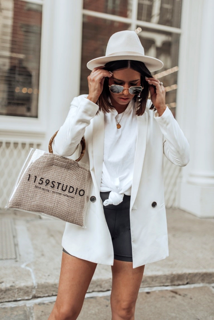 12 prijedloga kako stilizirati biciklističke hlače u trendi look