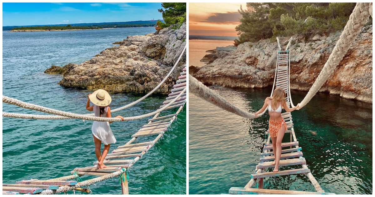 Ovaj most u Puli omogućuje vam da „lebdite“ iznad nevjerojatnog morskog krajolika