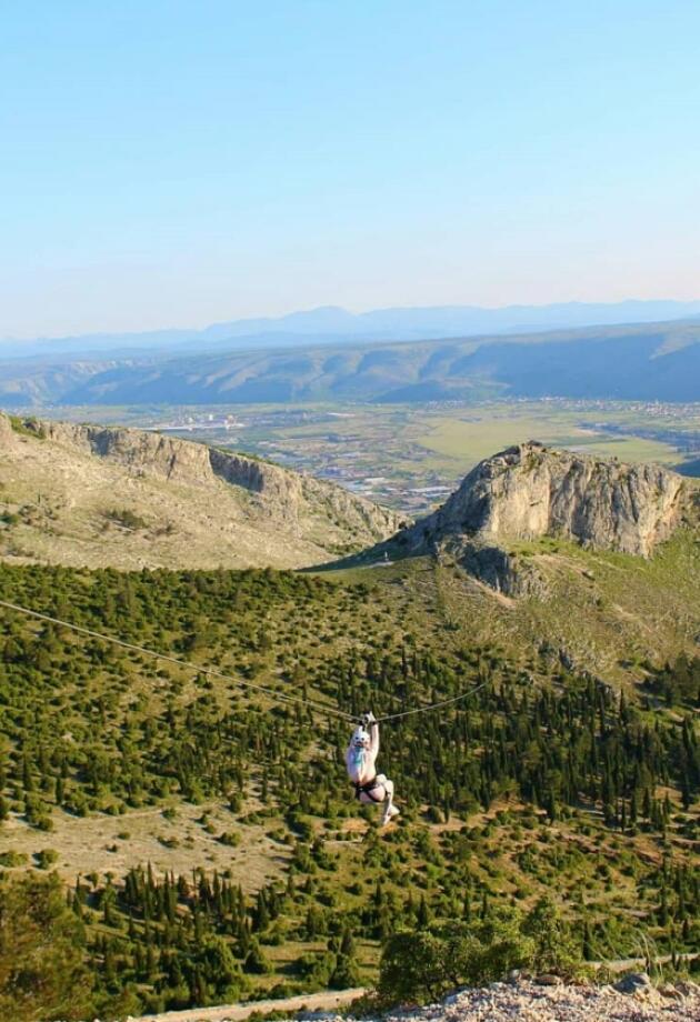 Zipline Fortica u blizini Mostara – doživljaj koji ćete pamtiti